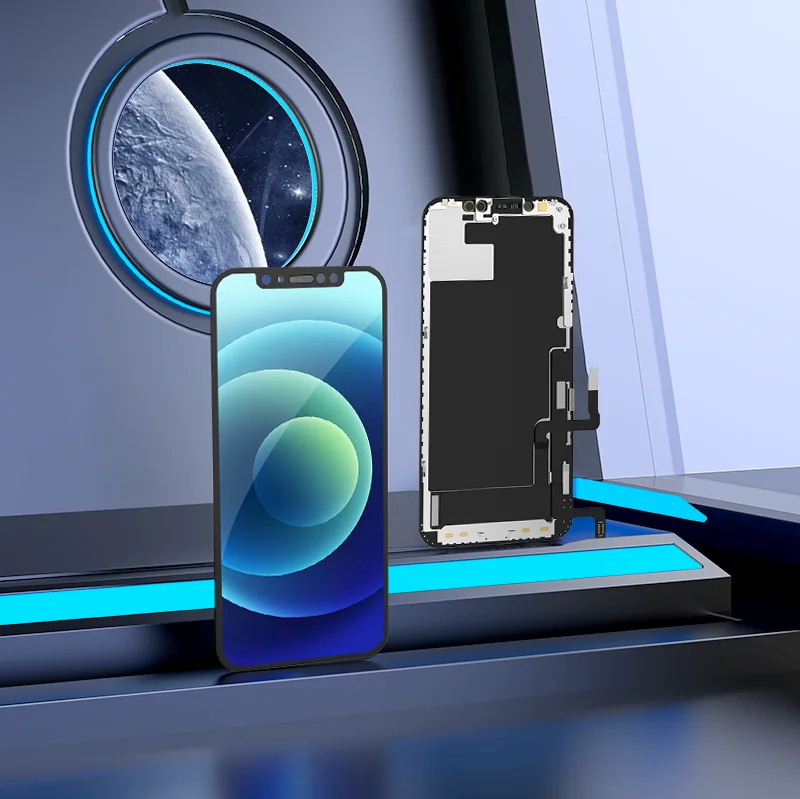 手機 LCD 顯示總成的正反面結構